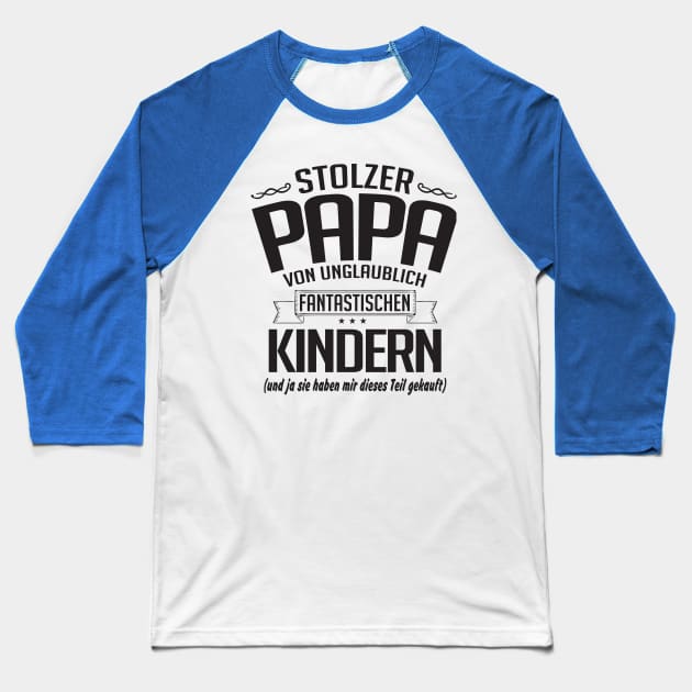 Stolzer papa von unglaublichen (1) Baseball T-Shirt by nektarinchen
